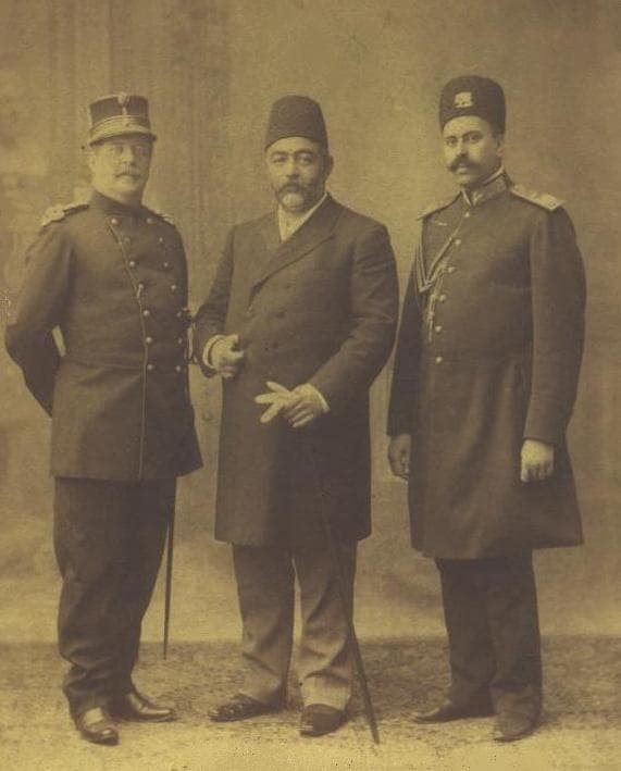 Mahmoud Mofakham with Ataback Priminister to Ahmad Shah