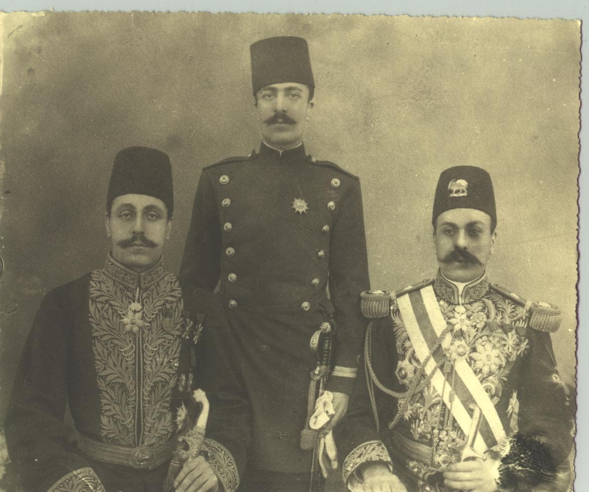 I wish I knew the name of the person standing between the two brothers, Mahmoud & Ishagh Mofakham